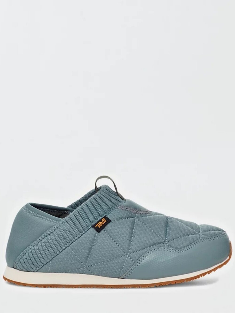 Teva ReEmber Quilted Moc Mule Slip On Teal Flats Women's Size 9